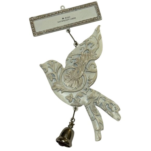 2005 DaySpring Christmas Celebration Collection White Dove Christmas Ornament - Picture 2 of 9
